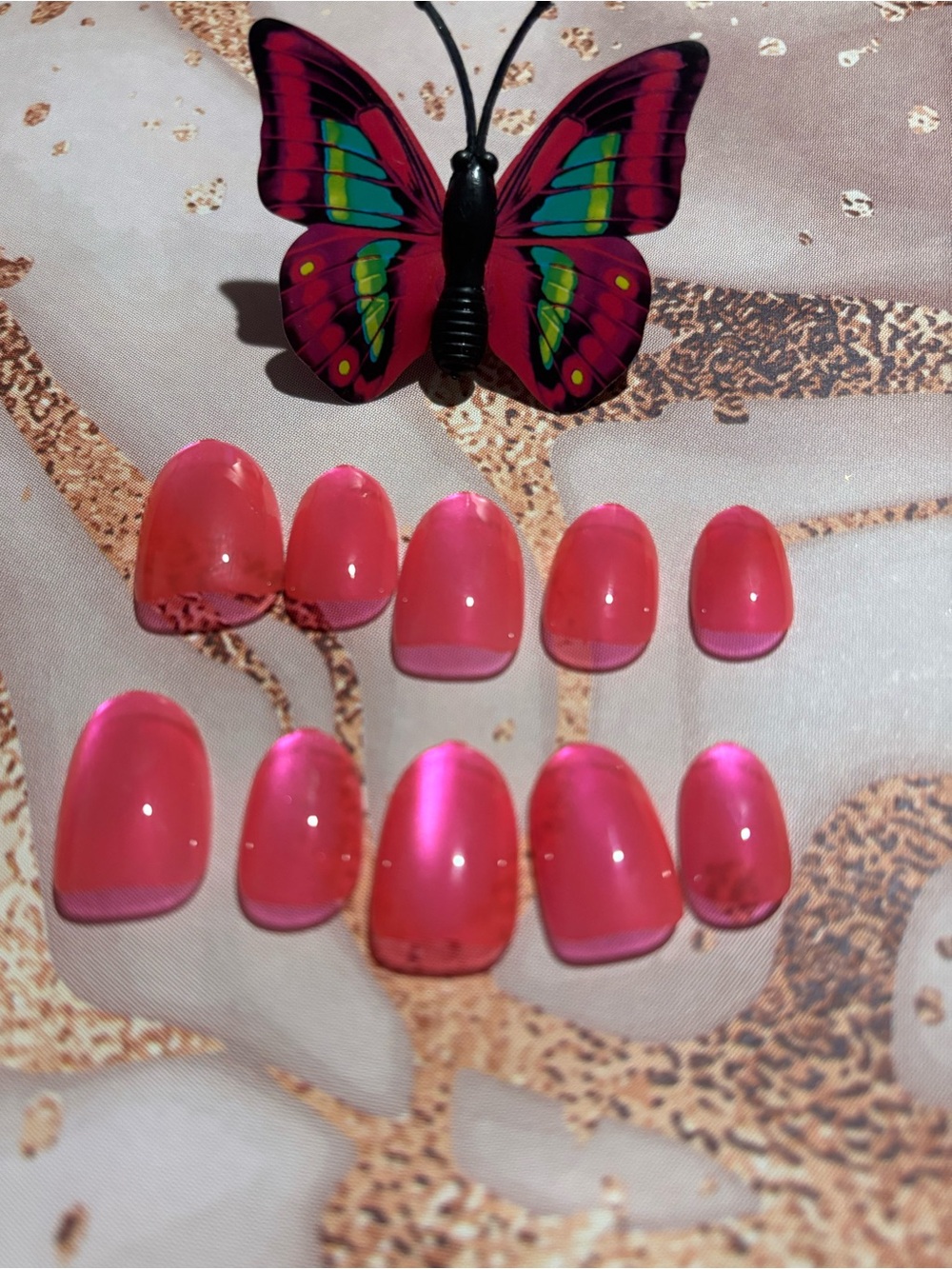 Pink Ombre Press-On Nail Set